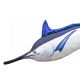 SPORTS - Dekoračný vankúš Black Marlin 118 cm
