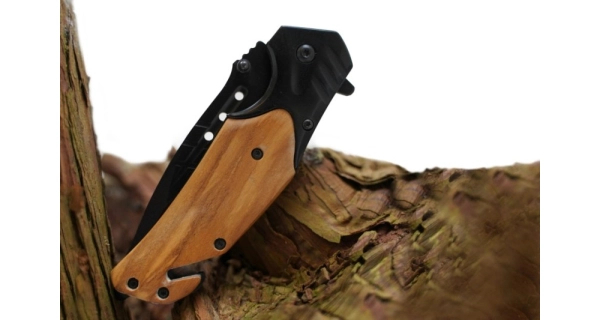 SPORTS - Drevený skladací nôž Fury 21,5 cm