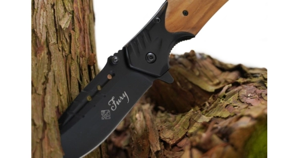 SPORTS - Drevený skladací nôž Fury 21,5 cm