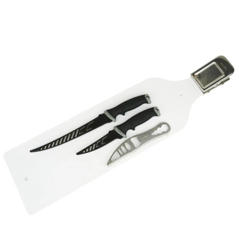 SPORTS - Filetovací set Nôž 10 cm + nôž filetovací 19 cm + škrabka a doska