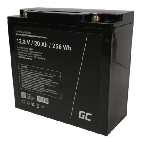 SPORTS - GC Lítiový akumulátor LiFePO4 20Ah 12.8V