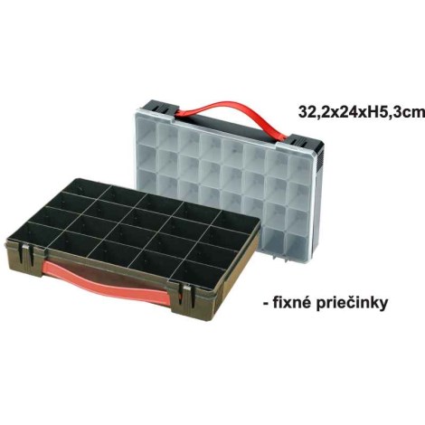 SPORTS - krabička Mini box 32,2 X 24 X 5,3 - variab. priehradky vyťahovacej krabičky