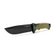SPORTS - Nôž Nighshade olivový s puzdrom 25 cm + podpaľovač
