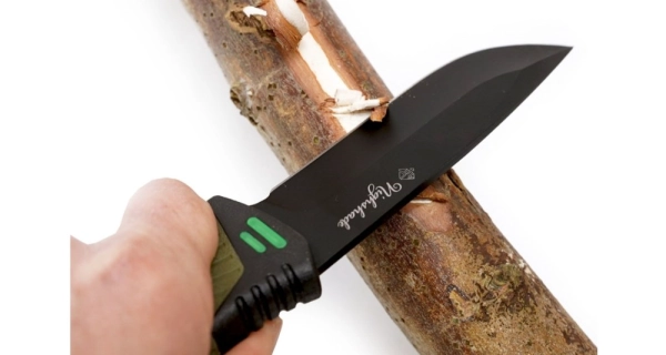 SPORTS - Nôž Nighshade olivový s puzdrom 25 cm + podpaľovač