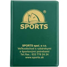 SPORTS - Obal na rybárske doklady MAXI zelený