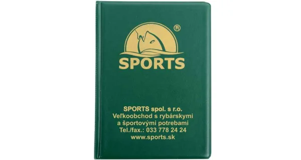 SPORTS - Obal na rybárske doklady MAXI zelený