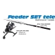 SPORTS - Set Prút Atac Tele Feeder 3,6 m 100 g + Navijak TFR 3000