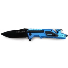 SPORTS - Skladací nôž Obsidian Modrý 22 cm + podpaľovač