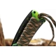 SPORTS - Skladací nôž Radient zelený maskáč 21,5 cm + podpaľovač
