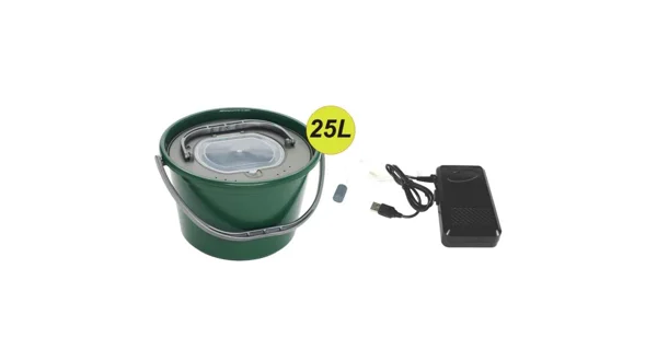 SPORTS - Vzduchovací motorček AA USB + Rezkovnica 25 l