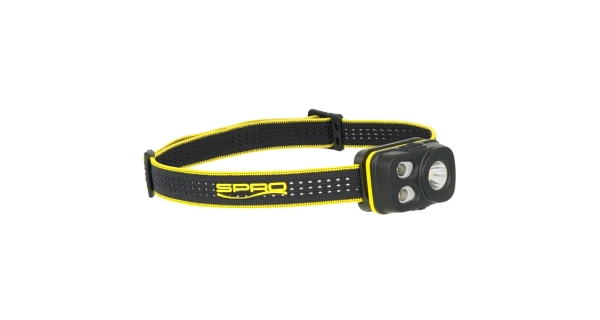SPRO - Čelovka Micro Headlamp USB White Red 100L