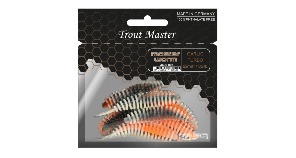 SPRO - Gumová nástraha Trout Master Worm 6,5 cm Blubblegum 8 ks