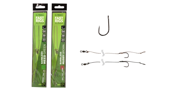 SPRO - Hotový náväzec C-Tec Fast Rigs Muddy Barbless veľ. 6