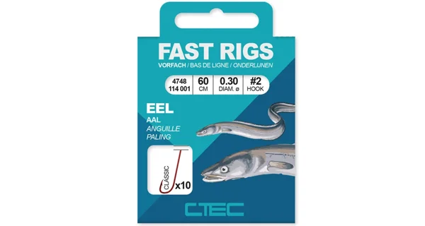 SPRO - Hotový náväzec na úhora C-Tec Eel 60 cm 0,20 mm veľ. 8 10 ks