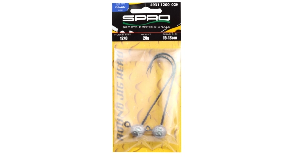 SPRO - Jigová hlavička Round Jighead HD 90 12/0 20 g 2 ks