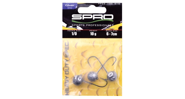 SPRO - Jigová hlavička Round Jighead HD 90 veľ. 3/0 28 g 3 ks
