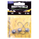 SPRO - Jigová hlavička Round Jighead HD 90 veľ. 4/0 10 g 3 ks