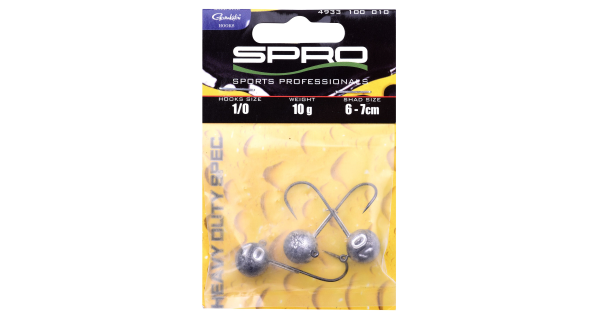 SPRO - Jigová hlavička Round Jighead HD 90 veľ. 4/0 10 g 3 ks
