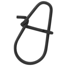 SPRO - Karabínka Matte Black HD Snap 3,5 mm 9,5 kg 15 ks