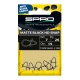 SPRO - Karabínka Matte Black HD Snap 3,5 mm 9,5 kg 15 ks
