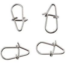 SPRO - Karabínka Reload Stainless Steel Fluorocarbon Snaps 3,5 mm 9,5 kg 10 ks