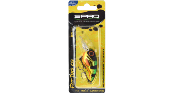 SPRO - Nástraha Fat Iris 50 CR 5 cm 10 g Redhead Tiger