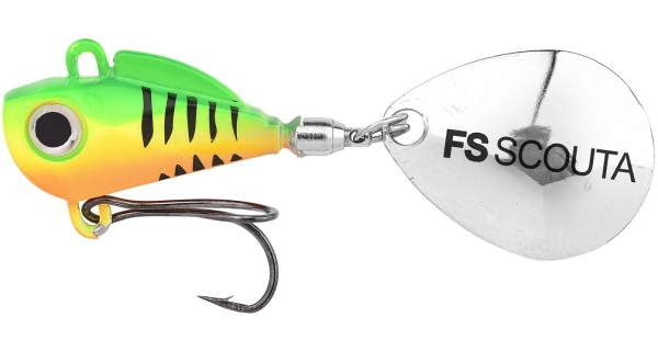 SPRO - Nástraha Scouta Jig Spinner 10 g Fire Tiger