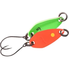 SPRO - Plandavka Trout Master Incy Spoon Orange Green 3,5 g