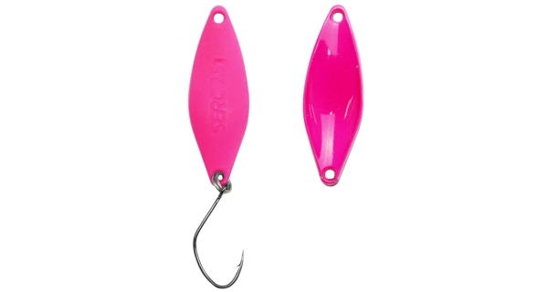 SPRO - Plandavka Trout Master Serc Spoon 1,6 g Flamingo Royal