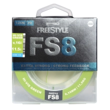 SPRO - Šnúra FreeStyle FS8 Braid Hi-Vis Green 0,08 mm 125 m