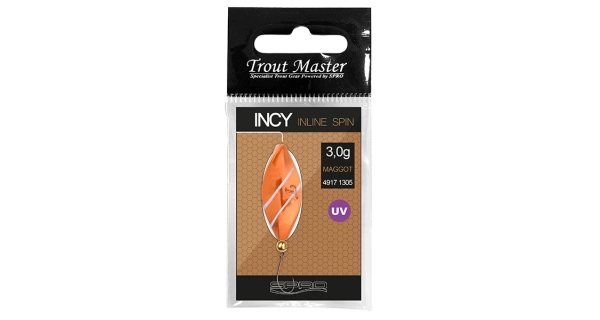 SPRO - Trblietka Trout Master Incy Spin Spoon 3 g Black n White 1 ks