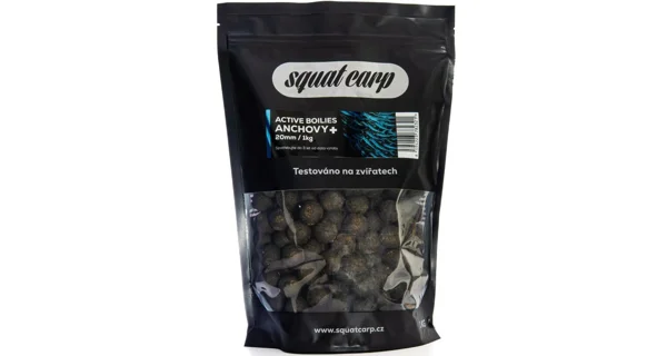 SQUAT CARP - Active Boilies 20 mm 1 kg Anchovy+