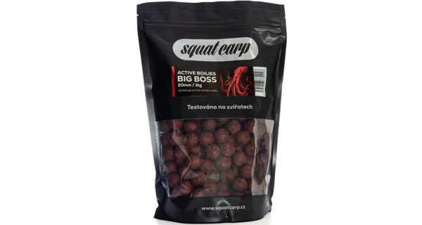 SQUAT CARP - Active Boilies 20 mm 1 kg Big Boss