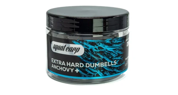 SQUAT CARP - Boilies Dumbells Extra Hard 30x25 mm Anchovy+