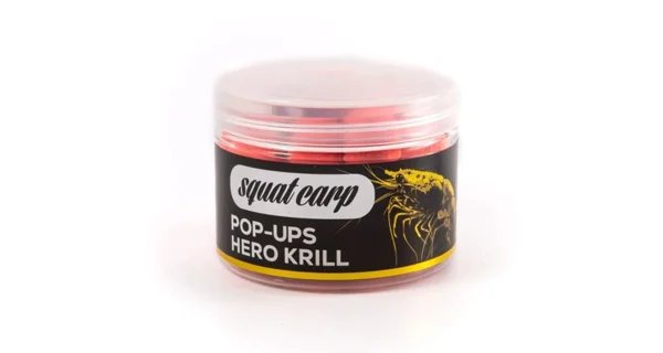 SQUAT CARP - Boilies Pop Up 12 mm 60 g Hero Krill