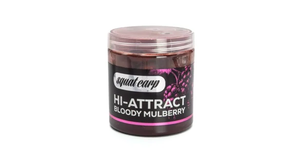SQUAT CARP - Boilies v dipe Hi-Attract Bloody Mulberry 18 mm 220 g