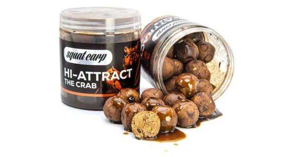 SQUAT CARP - Boilies v dipe Hi-Attract The Crab 220 g 18 mm