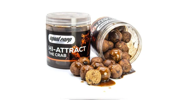 SQUAT CARP - Boilies v dipe Hi-Attract The Crab 220 g 24 mm
