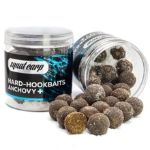 SQUAT CARP - Boilies v morskej soli Hard Hookbaits Anchovy+ 24 mm