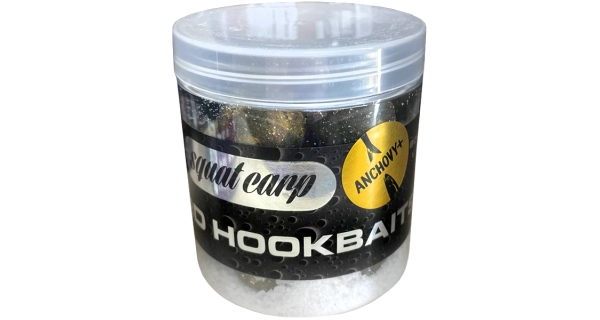 SQUAT CARP - Boilies v morskej soli Hard Hookbaits Anchovy+ 24 mm