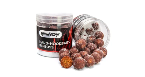 SQUAT CARP - Boilies v morskej soli Hard Hookbaits Big Boss 24 mm