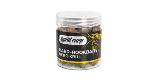 SQUAT CARP - Boilies v morskej soli Hard Hookbaits Hero Krill 24 mm