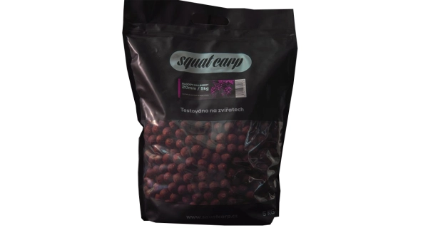 SQUAT CARP - Hotové boilies Bloody Mulberry 5 kg 20 mm