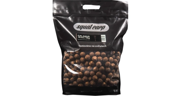 SQUAT CARP - Hotové boilies Calanus 5 kg 20 mm
