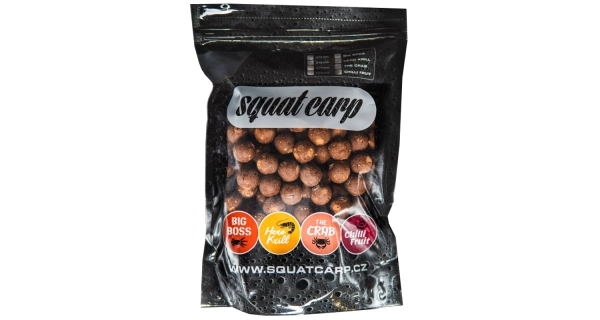 SQUAT CARP - Hotové boilies Hero Krill 1 kg 20 mm