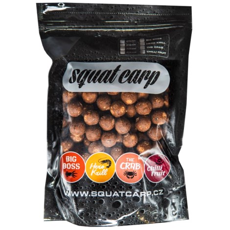 SQUAT CARP - Hotové boilies Hero Krill 1 kg 20 mm