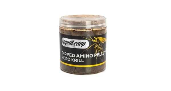 SQUAT CARP - Pelety Amino Pellets Dip Hero Krill 15 mm 180 g