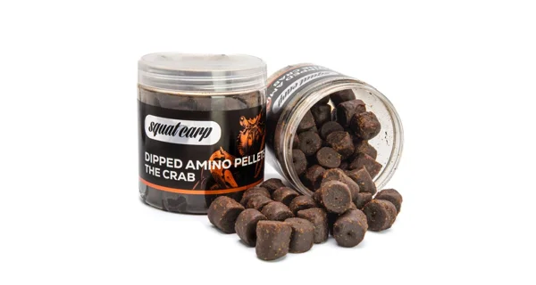 SQUAT CARP - Pelety Amino Pellets In Dip Crab 15 mm 180 g