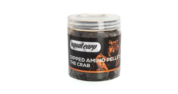 SQUAT CARP - Pelety Amino Pellets In Dip Crab 15 mm 180 g