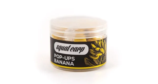 SQUAT CARP - Plávajúce boilies Pop Up 12 mm 60 g Banana